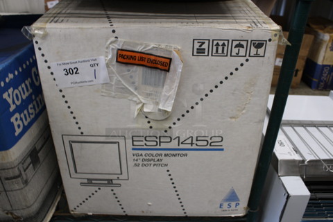 BRAND NEW IN BOX! ESP Model ESP1452 VGA 14" Color Display Monitor