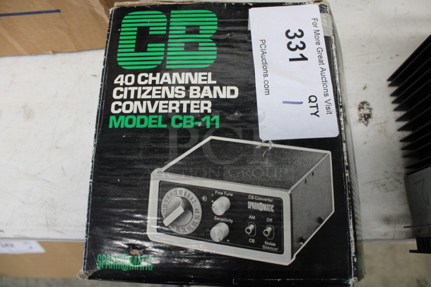 BRAND NEW IN BOX! CB 40 Channel Citizens Band Converter. 7x5x3