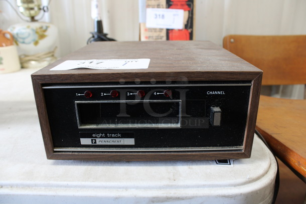 Penncrest Model 3310 Eight Track Player. 9x10x4