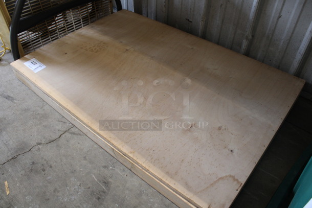 Wooden Box w/ Lid. 39x27x3.5 - Image 2 of 3
