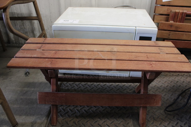 3 Various Wooden Collapsible Stands. Includes 24x9x12. 3 Times Your Bid! - Image 4 of 4