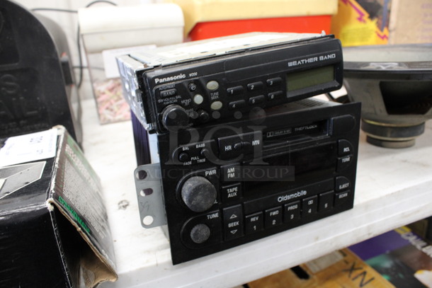 2 Various Radios; Panasonic W200 and Oldsmobile. Includes 7x7x3. 2 Times Your Bid! - Image 2 of 3