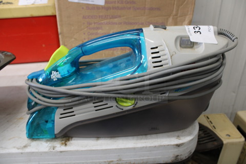 Dirt Devil Hand Vacuum Cleaner. 16x7x8
