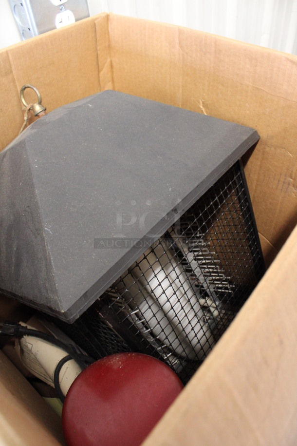 ALL ONE MONEY! Lot of Flintrol Metal Bug Zapper and Red Metal Unit! - Image 2 of 6