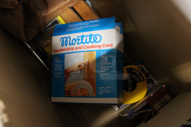 ALL ONE MONEY! Lot of Various Items Including Caulking Cord and Deck Screws! - Image 2 of 3