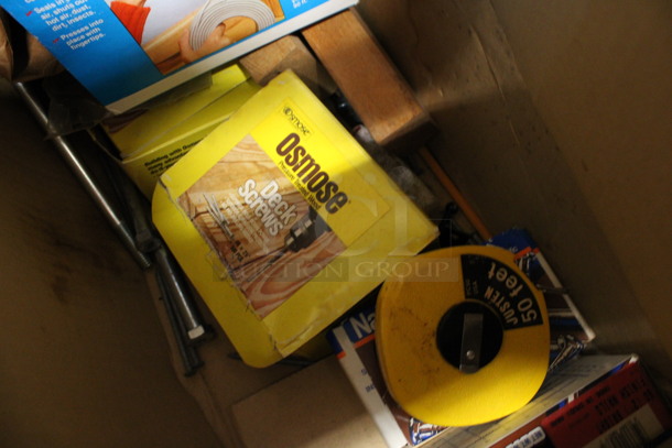 ALL ONE MONEY! Lot of Various Items Including Caulking Cord and Deck Screws! - Image 3 of 3