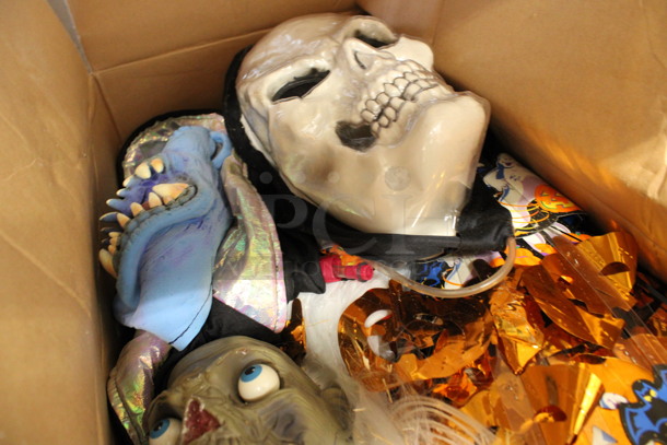 ALL ONE MONEY! Lot of Various Halloween Decorations Including Masks! - Image 2 of 3