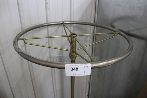 Metal Round Coat Rack. 30x30x57 - Image 3 of 4