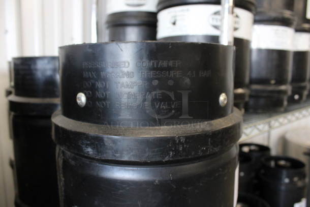 6 Black 1/6 Sixth Barrel Kegs. 10x10x23. 6 Times Your Bid! - Image 5 of 5