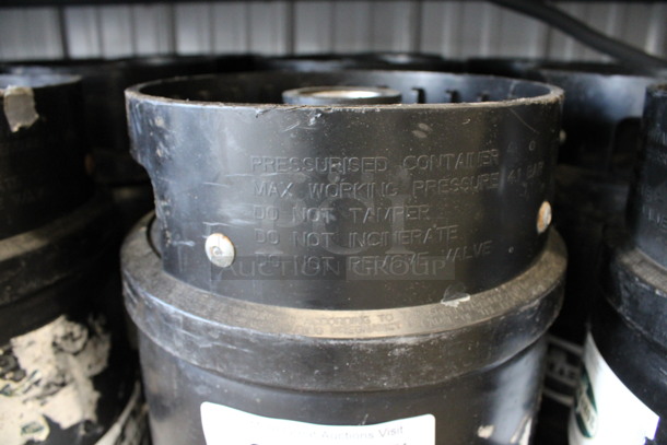6 Black 1/6 Sixth Barrel Kegs. 10x10x23. 6 Times Your Bid! - Image 5 of 5
