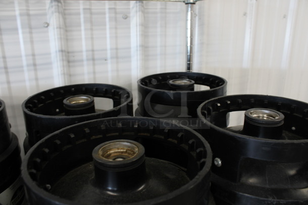 6 Black 1/6 Sixth Barrel Kegs. 10x10x23. 6 Times Your Bid! - Image 5 of 5