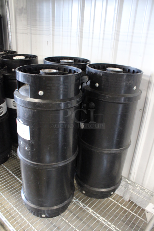 3 Black 1/6 Sixth Barrel Kegs. 10x10x24.5. 3 Times Your Bid! - Image 3 of 4