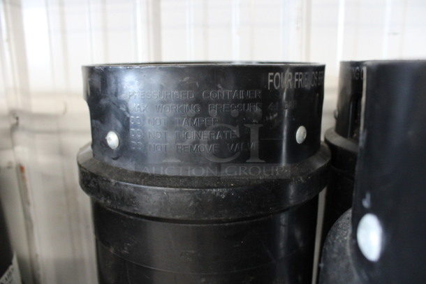 3 Black 1/6 Sixth Barrel Kegs. 10x10x24.5. 3 Times Your Bid! - Image 4 of 4