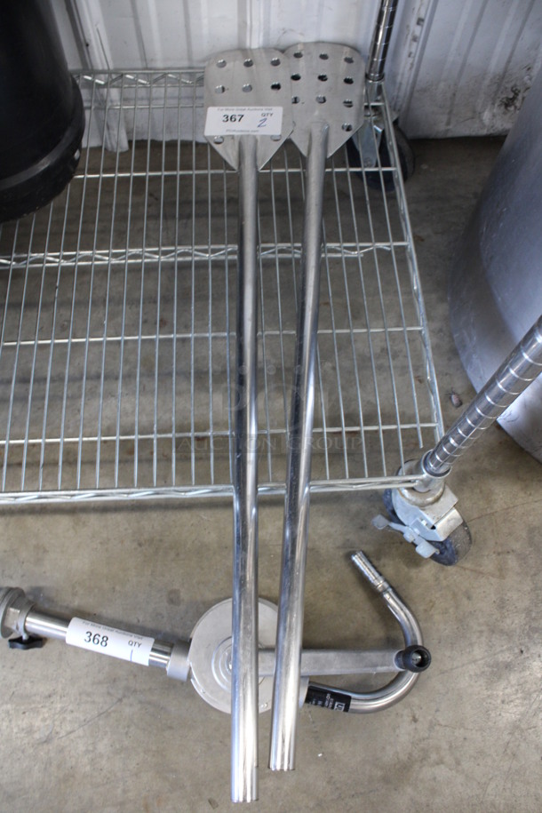 2 Stainless Steel Mixing Paddles. 5x1x36. 2 Times Your Bid! - Image 1 of 3