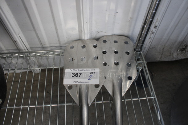 2 Stainless Steel Mixing Paddles. 5x1x36. 2 Times Your Bid! - Image 2 of 3