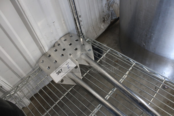 2 Stainless Steel Mixing Paddles. 5x1x36. 2 Times Your Bid! - Image 3 of 3
