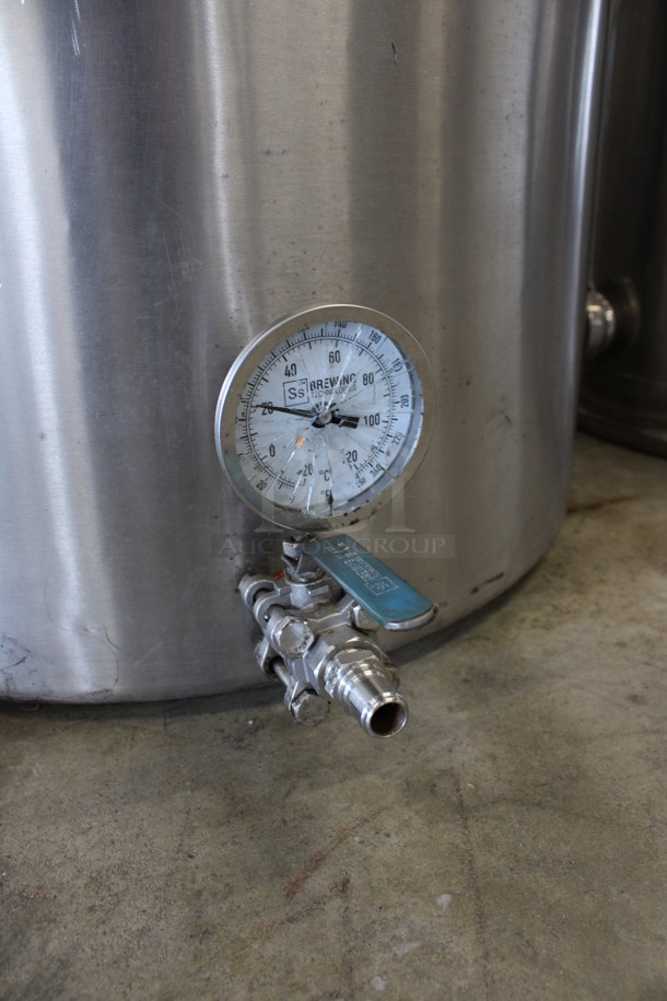 Stainlessium Brewing Technologies Stainless Steel Commercial Beer Brewing Barrel. 27x31x28.5 - Image 6 of 6