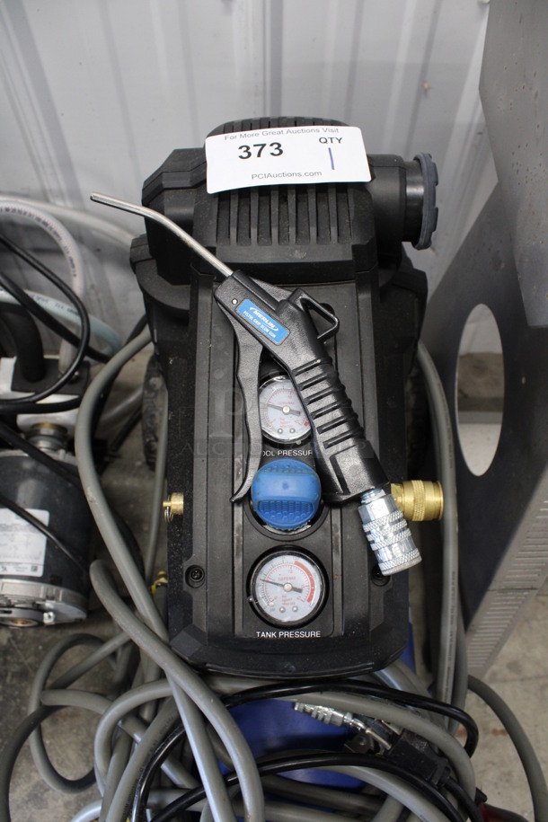 Kobalt Blue Metal Air Compressor. 12x31x24 - Image 3 of 6