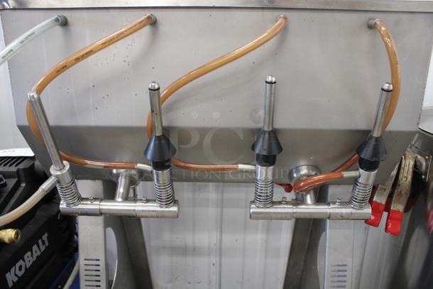 Zambelli Enotech Model T/4GS Stainless Steel Commercial Riempitrice Tivoli Vacuum Bottle Filler Station. 24x20x35 - Image 5 of 7