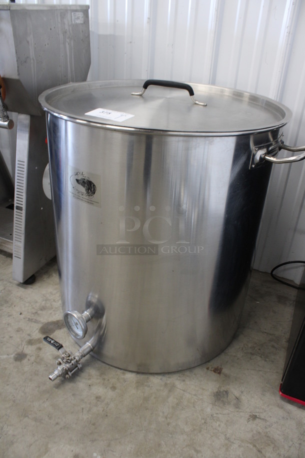 Spike Brewing Stainless Steel Commercial Beer Brewing Barrel. 30x31x27 - Image 2 of 6