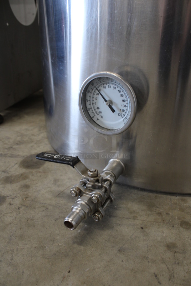 Spike Brewing Stainless Steel Commercial Beer Brewing Barrel. 30x31x27 - Image 5 of 6