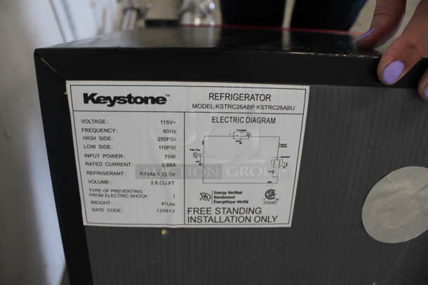 Keystone Model KSTRC26ABP Metal Mini Cooler. 115 Volts, 1 Phase. 17.5x20.5x27. Tested and Working! - Image 7 of 7