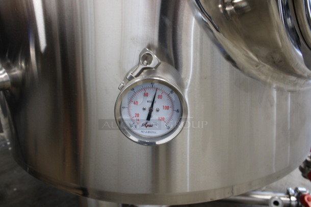 Apex Brewing Supply Stainless Steel Commercial Floor Style Beer Fermenter. 46x48x61 - Image 7 of 7
