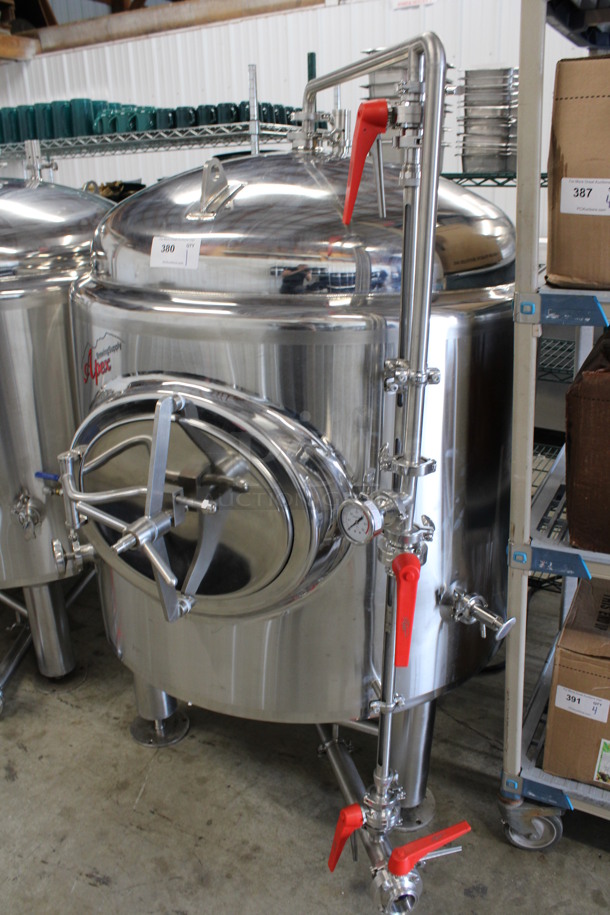 Apex Brewing Supply Stainless Steel Commercial Floor Style Beer Fermenter. 46x48x61 - Image 3 of 7