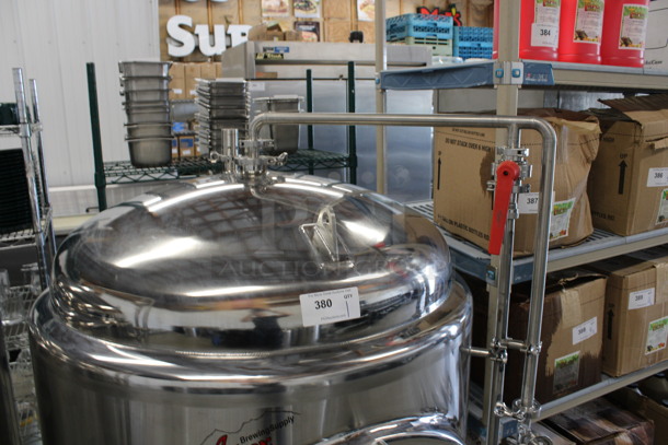Apex Brewing Supply Stainless Steel Commercial Floor Style Beer Fermenter. 46x48x61 - Image 5 of 7
