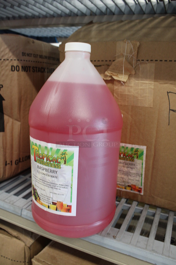 4 BRAND NEW IN BOX! Jugs of Tropical Sensations Raspberry Concentrate. 6x6x12. 4 Times Your Bid! - Image 2 of 3