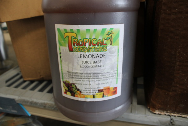 4 BRAND NEW IN BOX! Jugs of Tropical Sensations Lemonade Juice Base Concentrate. 6x6x12. 4 Times Your Bid! - Image 2 of 3