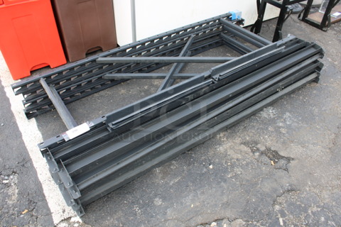 ALL ONE MONEY! Lot of Metal Pieces to Racking! 72"