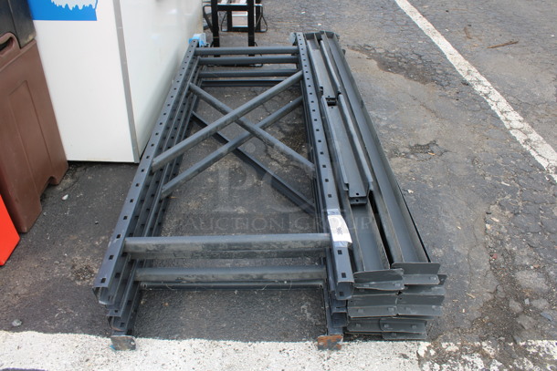 ALL ONE MONEY! Lot of Metal Pieces to Racking! 72" - Image 2 of 4