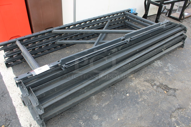ALL ONE MONEY! Lot of Metal Pieces to Racking! 72" - Image 4 of 4