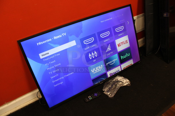 2020 Hisense Model 40H4030FI 40" LED LCD Television w/ 2 Feet and Remote. Buyer Must Pick Up - We Will Not Ship This Item. 120 Volts, 1 Phase. Tested and Working! - Image 2 of 10