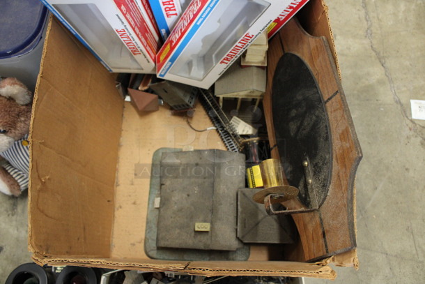 ALL ONE MONEY! Lot of Various Items Including Empty Boxes of Model Train Cars and Conductor Bear! - Image 6 of 8