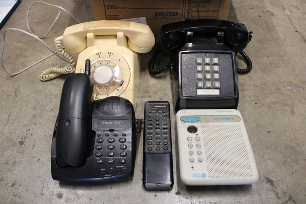 ALL ONE MONEY! Lot of Various Items Including Corded Telephones!
