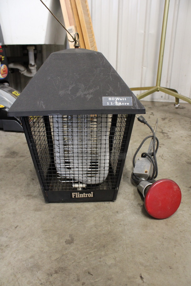 ALL ONE MONEY! Lot of Flintrol Metal Bug Zapper and Red Metal Unit! - Image 1 of 6