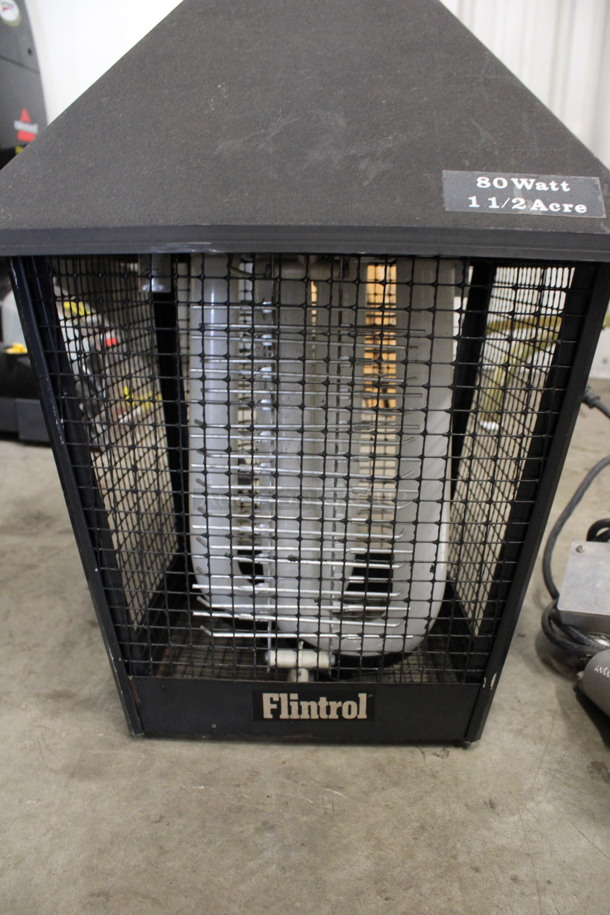 ALL ONE MONEY! Lot of Flintrol Metal Bug Zapper and Red Metal Unit! - Image 5 of 6