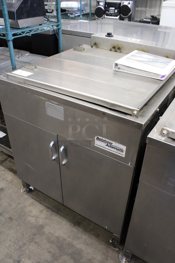 Belshaw Model 21257 Stainless Steel Commercial Floor Style Electric Powered Donut Fryer. 240 Volts, 1 Phase. 30.5x34x37 - Image 2 of 11
