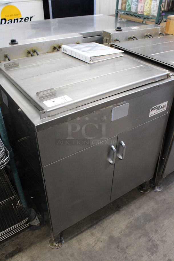 Belshaw Model 21257 Stainless Steel Commercial Floor Style Electric Powered Donut Fryer. 240 Volts, 1 Phase. 30.5x34x37 - Image 3 of 11