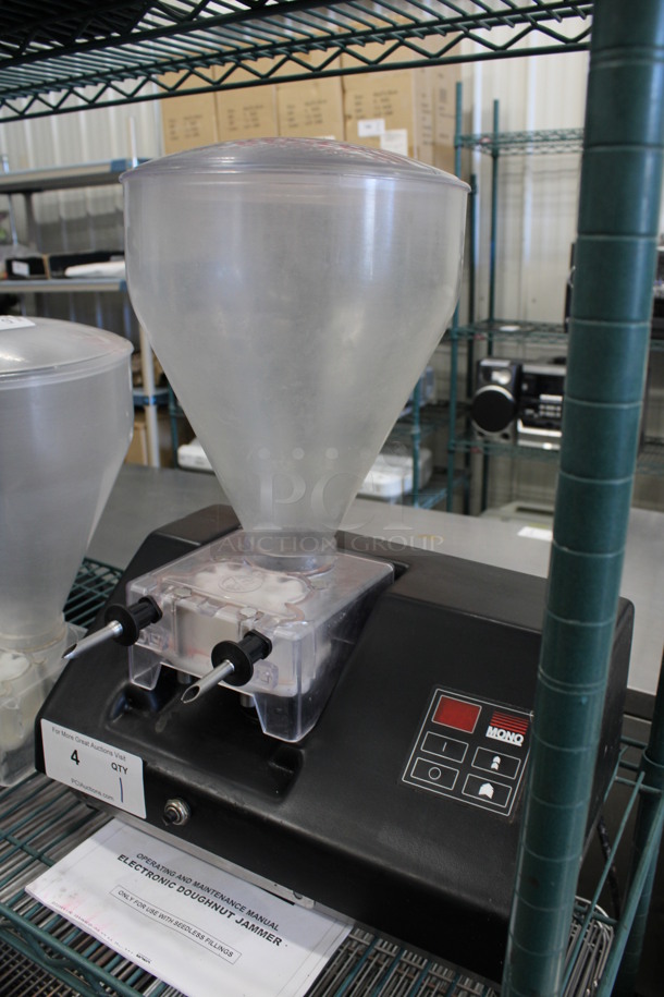 2014 Mono Model FG053-Z01 Metal Commercial Countertop Pastry Donut Filler w/ Hopper. 120 Volts, 1 Phase. 16x10.5x20. Tested and Working! - Image 3 of 6