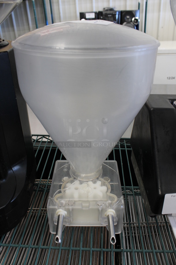 Clear Poly Pastry Donut Filler Hopper. Goes GREAT w/ Item 4! 9x11x14