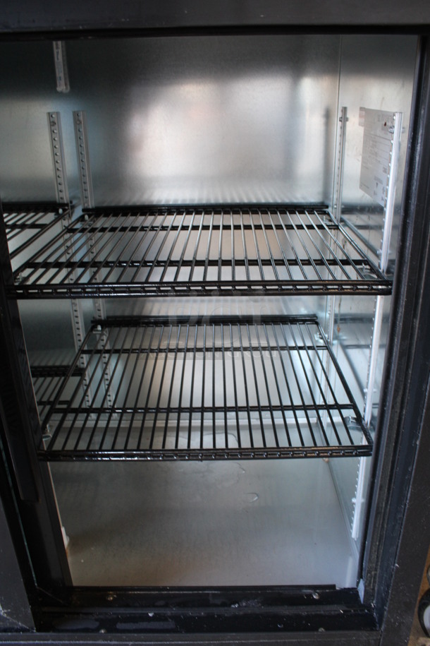 2016 True Model TBB-24-48G-SD-LD Stainless Steel Commercial 2 Door Back Bar Cooler Merchandiser. 115 Volts, 1 Phase. 49x24.5x36. Tested and Working! - Image 5 of 6