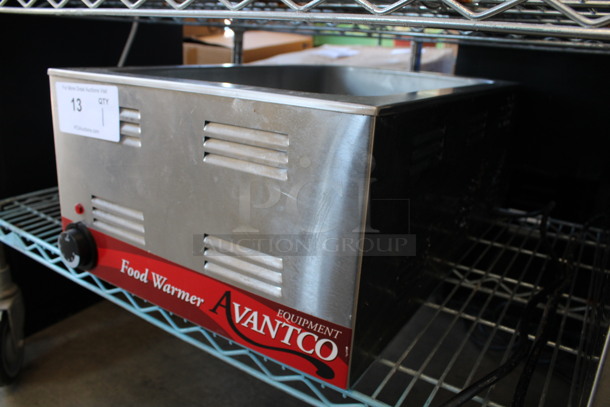 Avantco Model 177W50 Stainless Steel Commercial Countertop Food Warmer. 120 Volts, 1 Phase. 14.5x23x9. Tested and Working! - Image 3 of 5