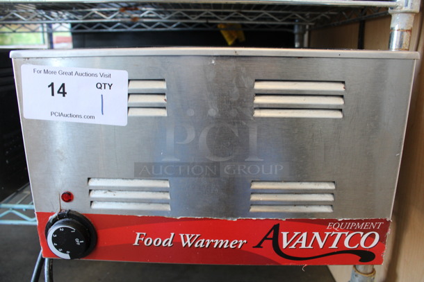 Avantco Model 177W50 Stainless Steel Commercial Countertop Food Warmer. 120 Volts, 1 Phase. 14.5x23x9. Tested and Working! - Image 2 of 5
