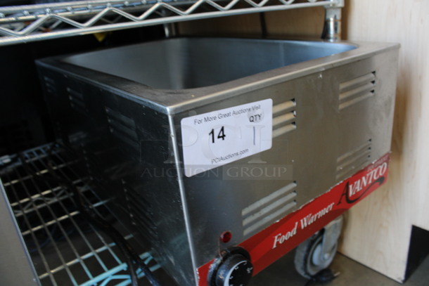 Avantco Model 177W50 Stainless Steel Commercial Countertop Food Warmer. 120 Volts, 1 Phase. 14.5x23x9. Tested and Working! - Image 4 of 5