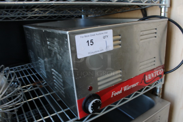 Avantco Model 177W50 Stainless Steel Commercial Countertop Food Warmer. 120 Volts, 1 Phase. 14.5x23x9. Tested and Working! - Image 2 of 5