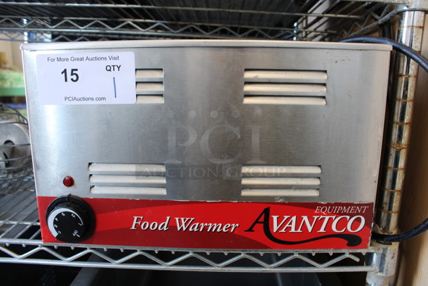 Avantco Model 177W50 Stainless Steel Commercial Countertop Food Warmer. 120 Volts, 1 Phase. 14.5x23x9. Tested and Working! - Image 3 of 5