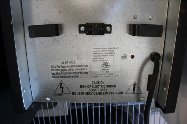 Homegear Model US-NCHH-1031 Portable Heater. 120 Volts, 1 Phase. 11x10x14. Tested and Working! - Image 5 of 5